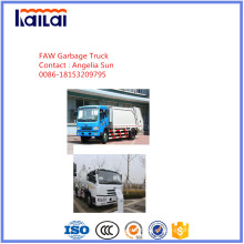 Jiefang compactado caminhão de lixo para venda de tratamento de resíduos